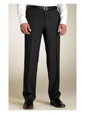 Trouser Regular Belted Black - Deluxe