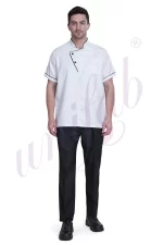Chef Coat Deluxe Short Sleeve Slipon