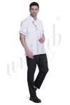 Chef Coat Deluxe Short Sleeve Slipon