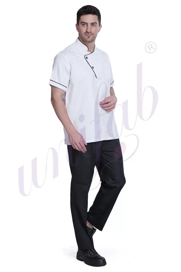 Chef Coat Deluxe Short Sleeve Slipon