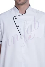 Chef Coat Deluxe Short Sleeve Slipon