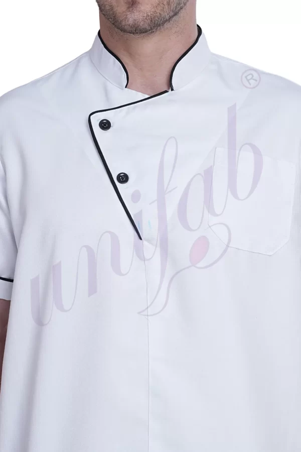 Chef Coat Deluxe Short Sleeve Slipon