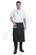 Chef Coat Deluxe Short Sleeve Slipon