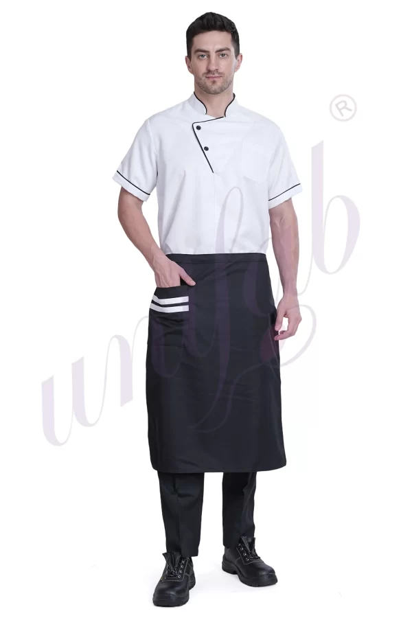 Chef Coat Deluxe Short Sleeve Slipon