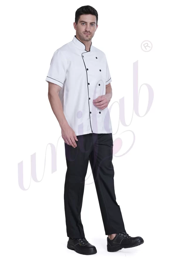 Chef Coat White Deluxe Short Sleeve