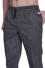 Trouser Elastic String Bar At Law Striped