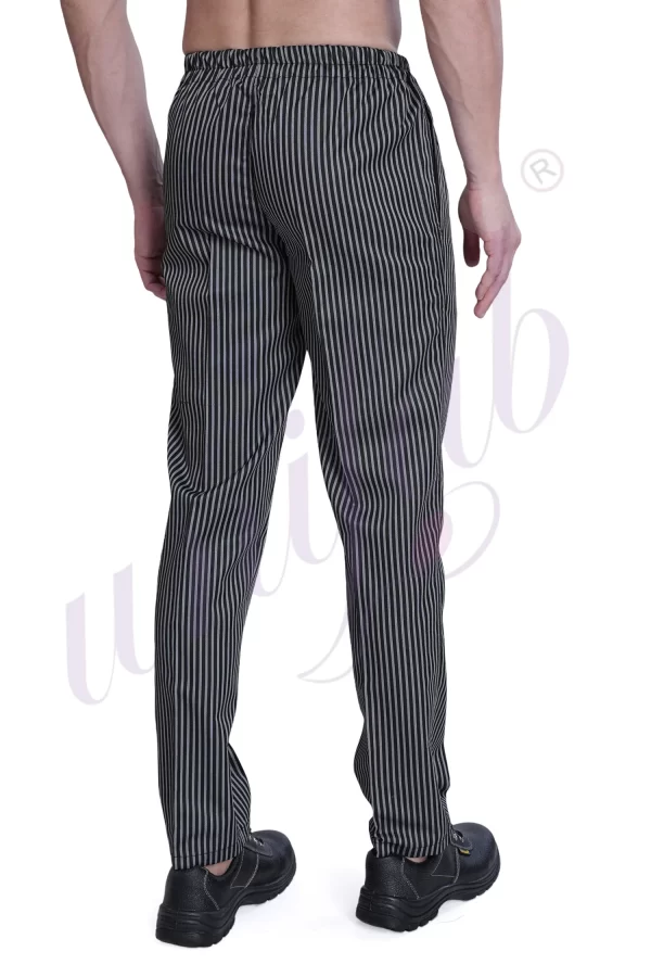 Trouser Elastic String Bar At Law Striped