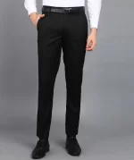 Trouser Regular Belted Stretchable