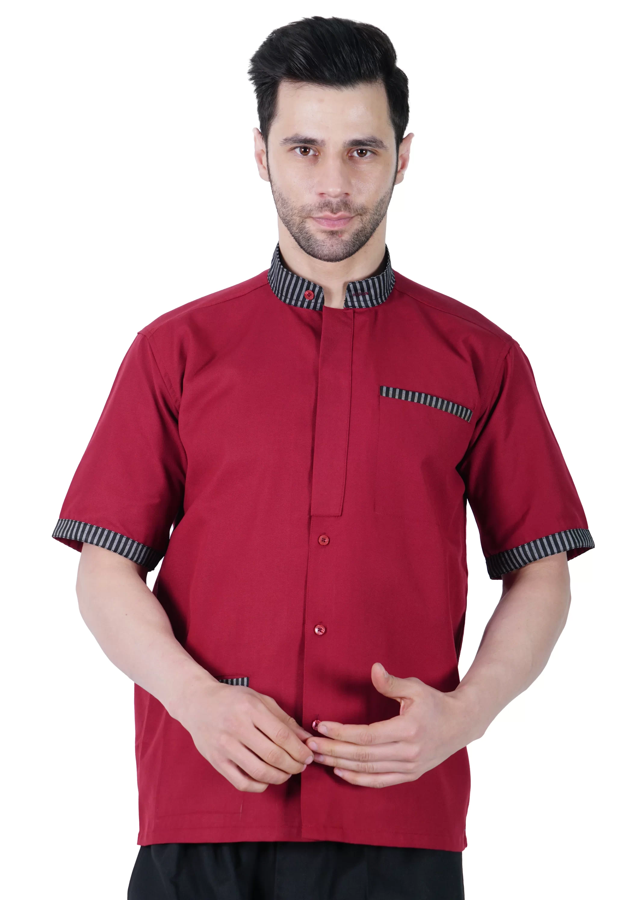 Housekeeping Shirt Maroon