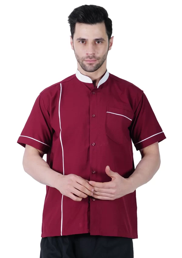 Housekeeping Shirt Maroon