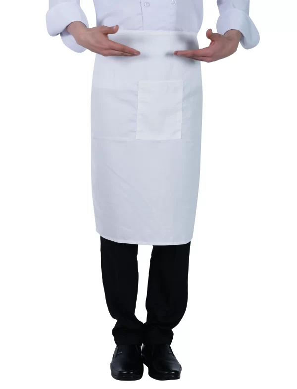 Half Apron White (Pack of 5 Pcs)