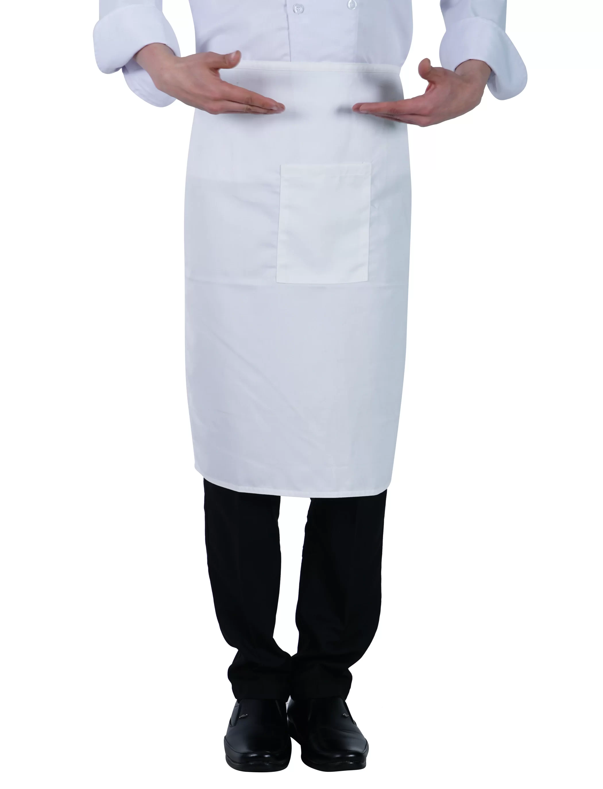 Half Apron White (Pack of 5 Pcs)