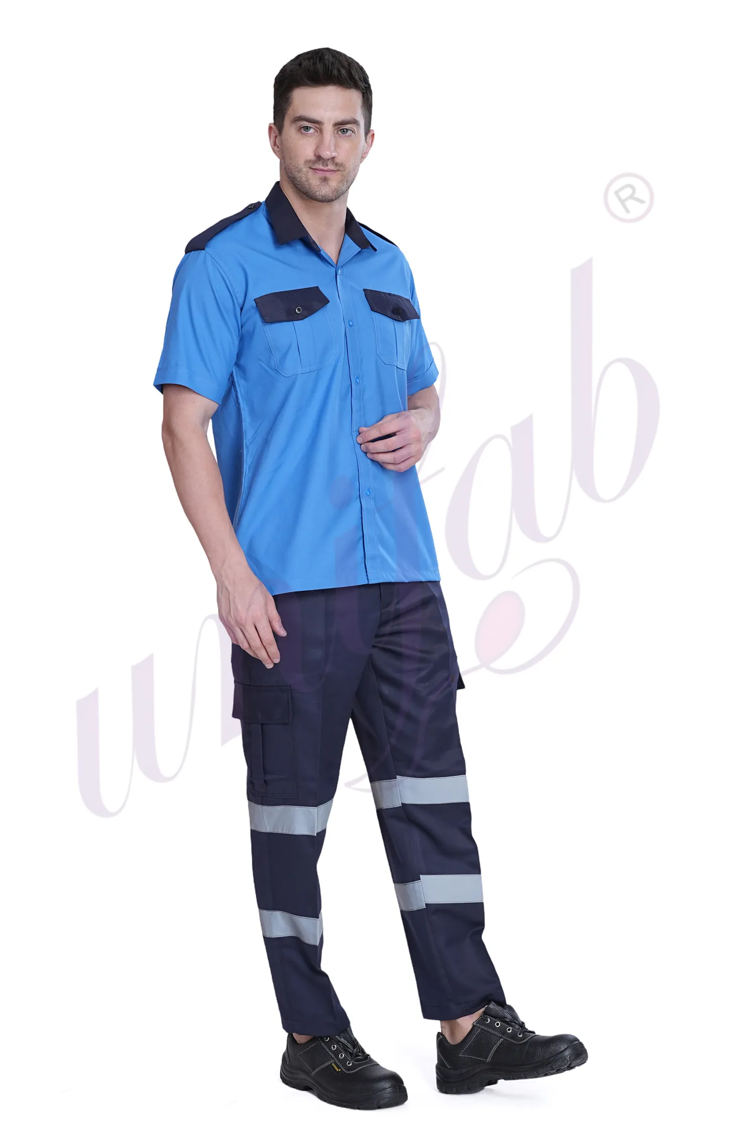 Shirt Worker Half Ceil Blue / Navy