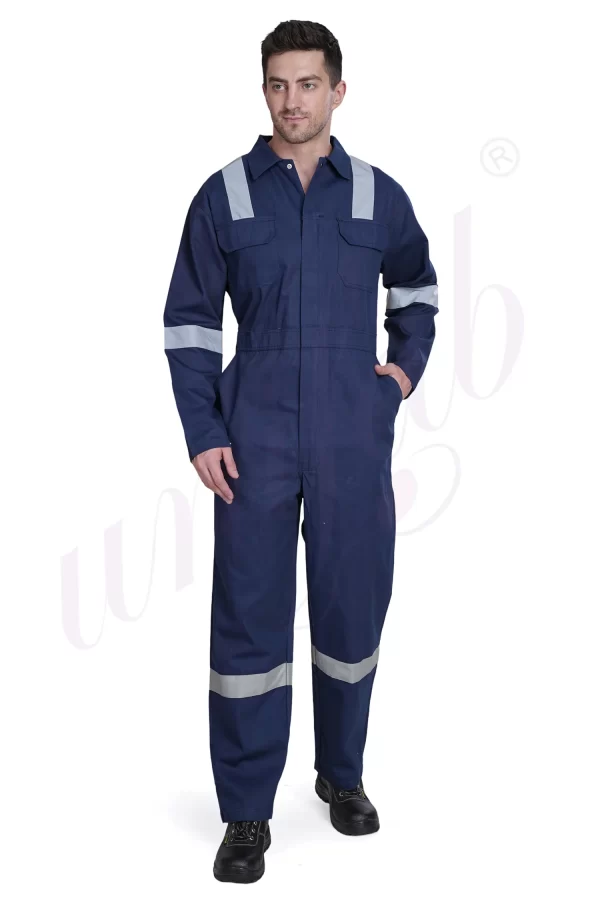 Boiler Suit Navy With 2 inch Reflector