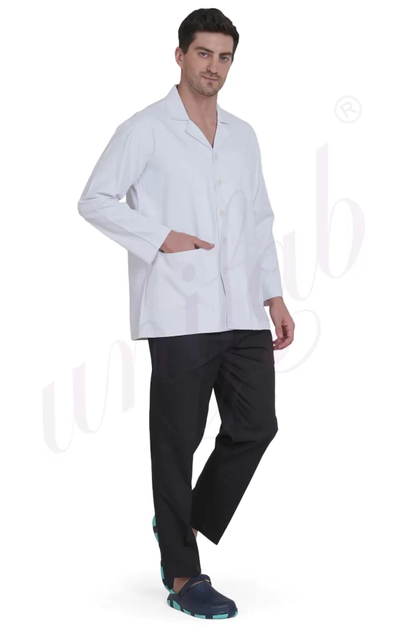 Doctors Coat Unisex Full Sleeve - White