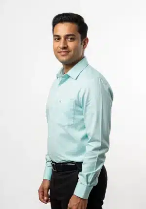 Formal Shirt-Male-Shamry Green (1)