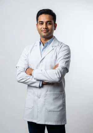 Lab Coat Half – White (3)