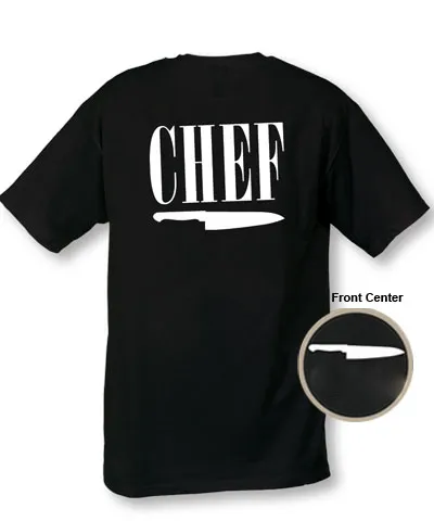 Tshirt Black - Chef