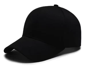 Base Ball Cap Premium - Black (Pack of 25 Pcs)