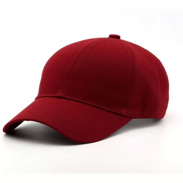 Base Ball Cap Premium - Maroon (Pack of 25 Pcs)
