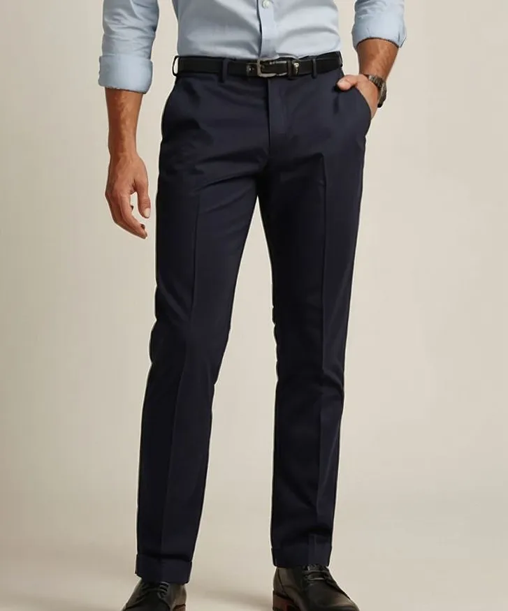 Trouser Formal Navy Blue - Men