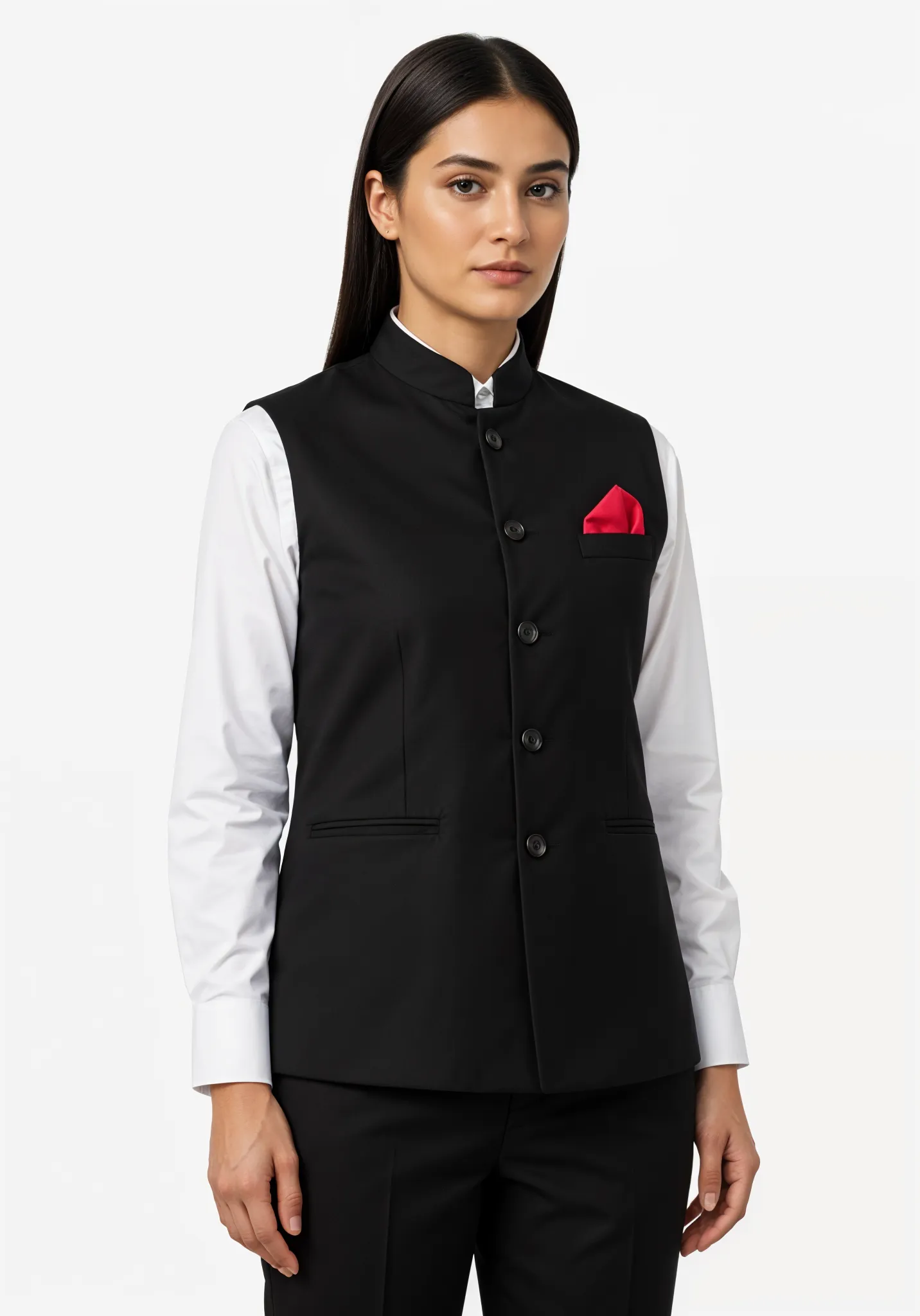 Sleeveless Jacket Female Black - Female