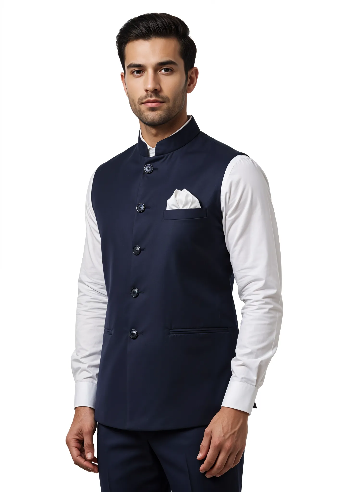 Sleeveless Jacket Male Navy - Male