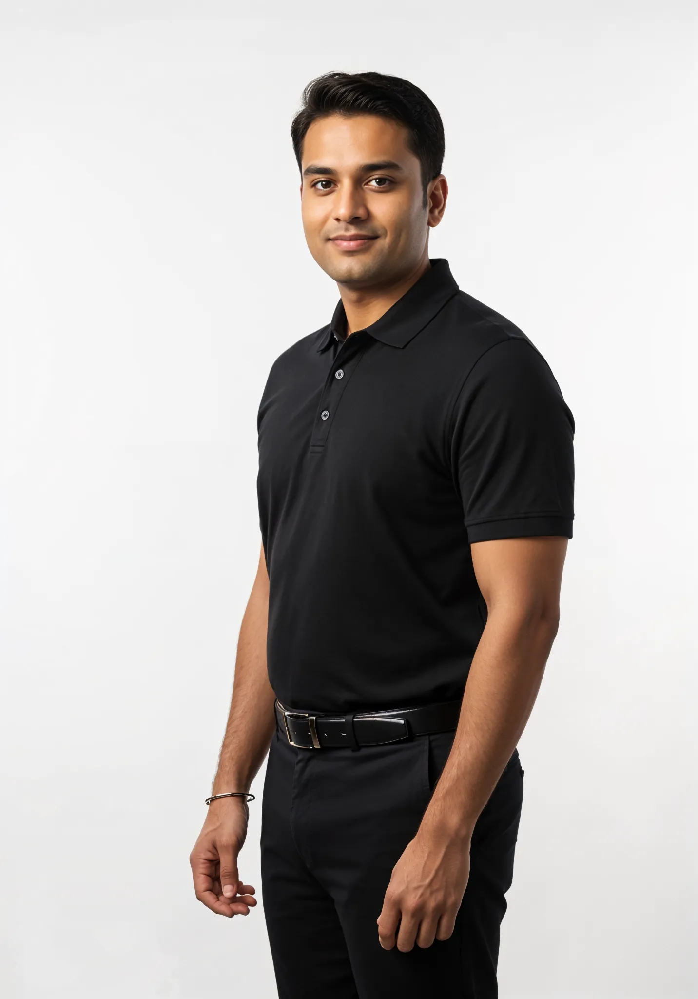 Polo T-Shirt- Black (2)