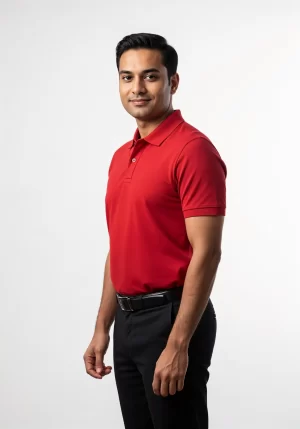 Polo T-Shirt- Red (5)