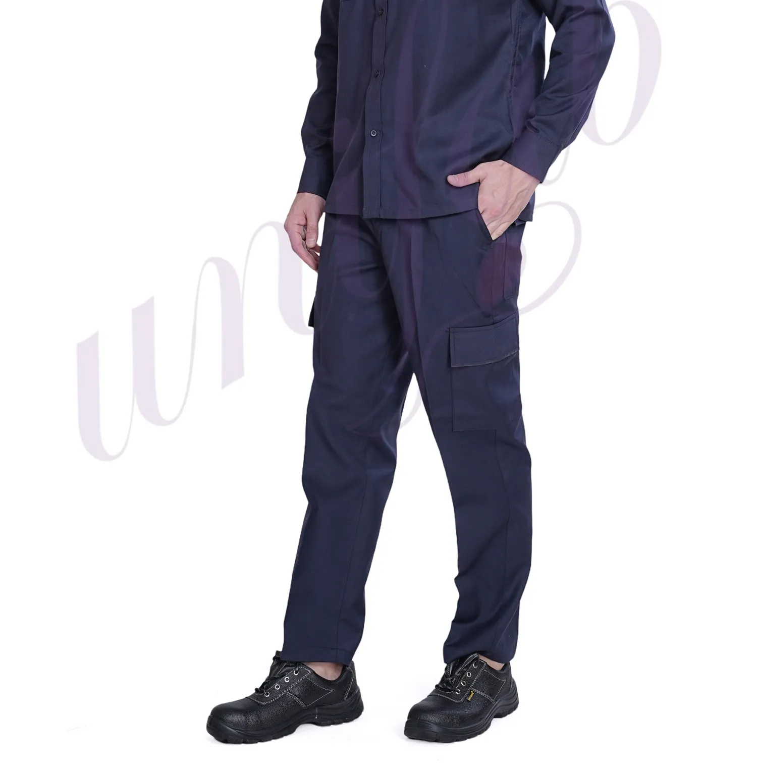 Industrial Worker Cargo Trouser - Dark Blue