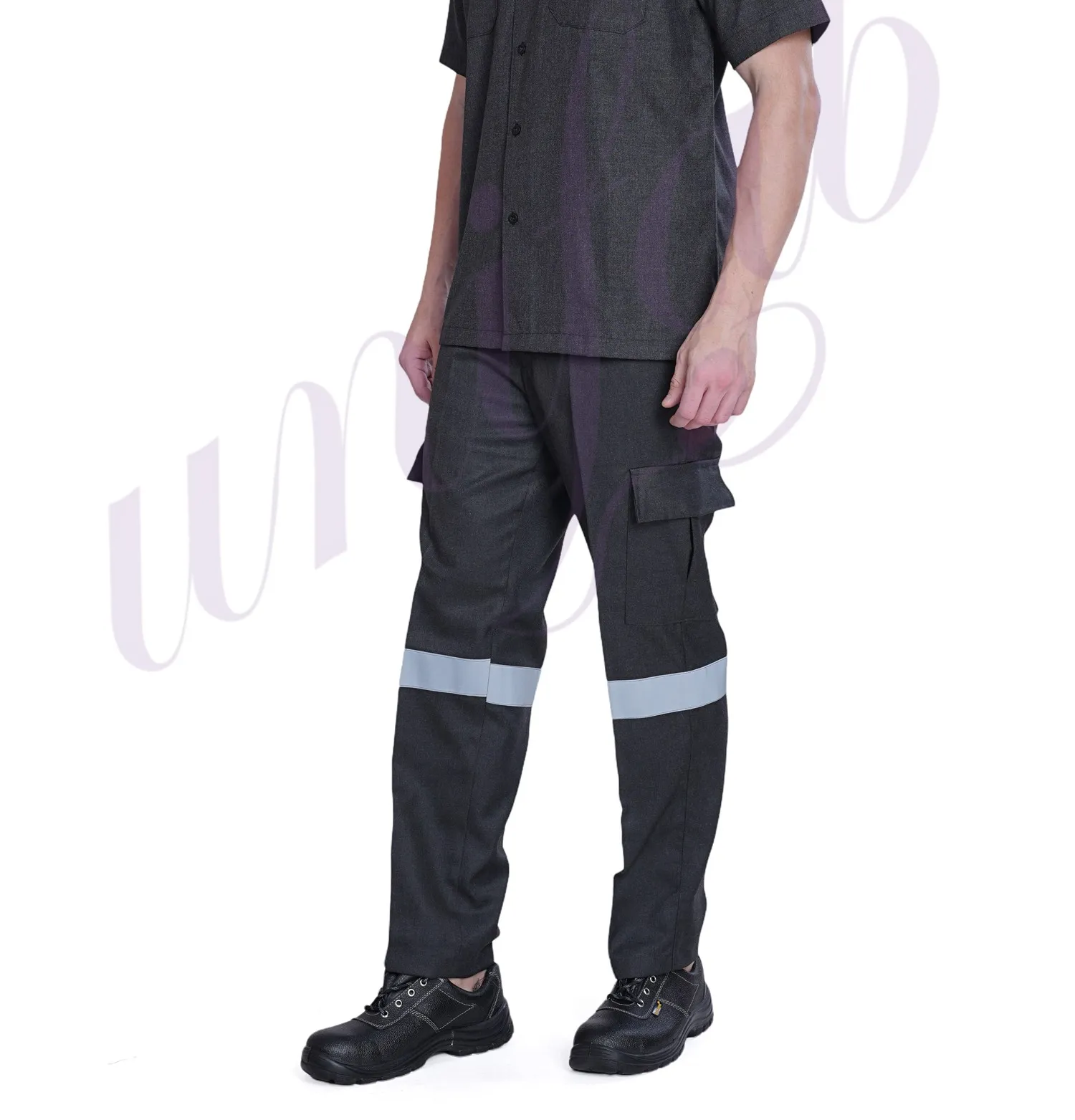 Industrial Worker Cargo Trouser - Charcoal Grey
