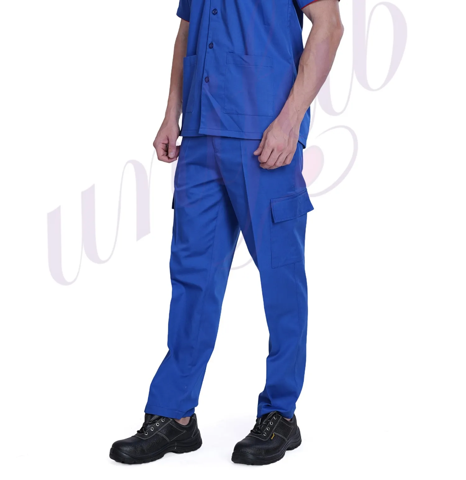 Industrial Worker Cargo Trouser - Royal Blue