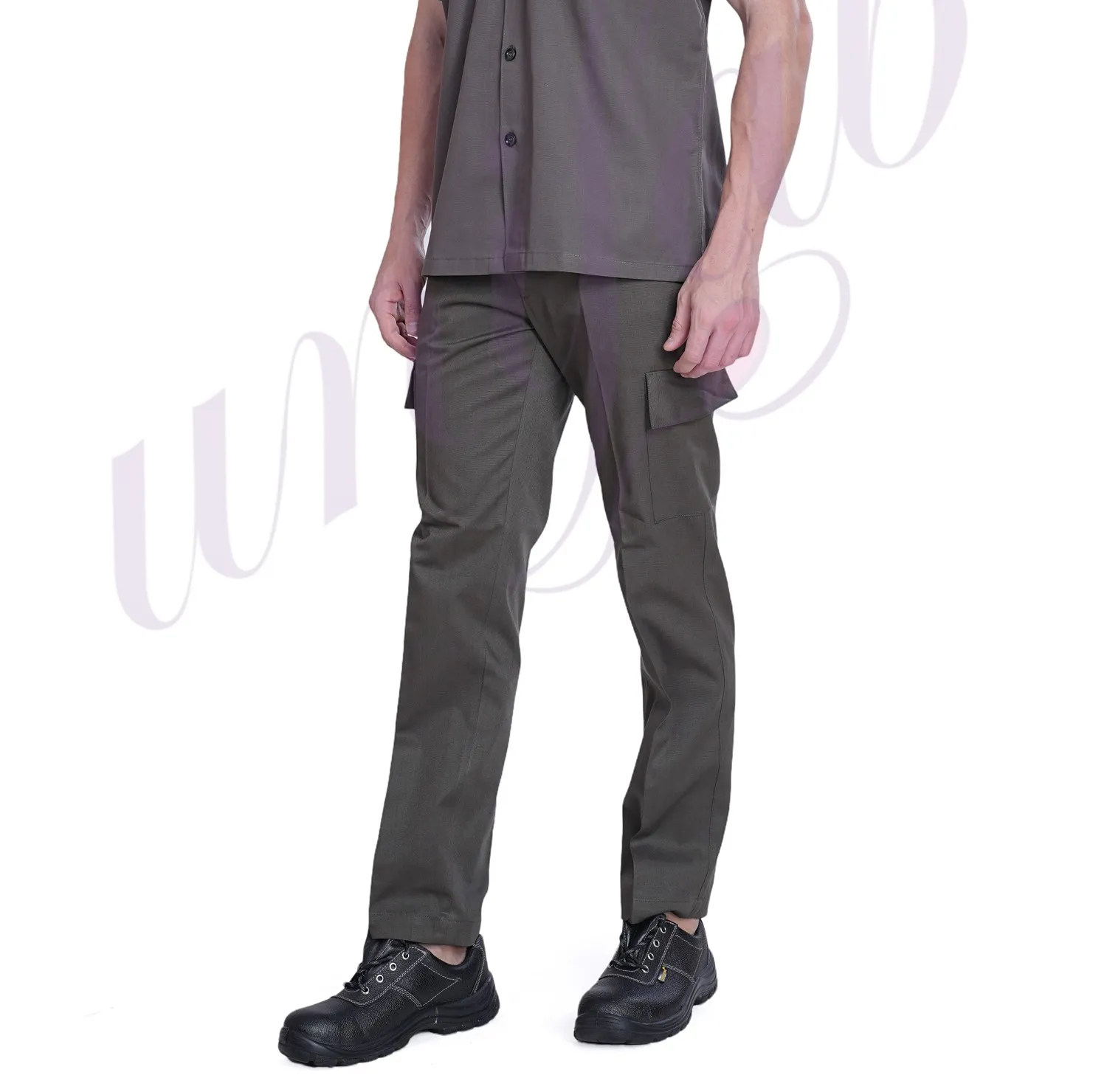 Industrial Worker Cargo Trouser - Brown
